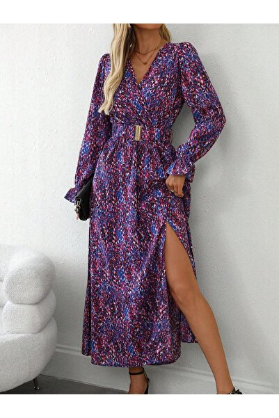 Iuliashop Rochie midi multicoloră Herdie - S