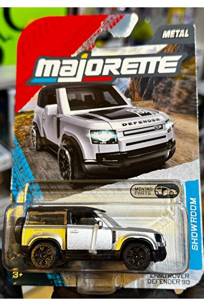 Majorette Premium Showroom Land Rover Defender 90 Model Araba