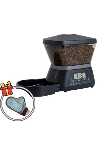 OEM Προγραμματιζόμενη αυτόματη ταΐστρα για γάτες και σκύλους + ΔΩΡΟ γάντι