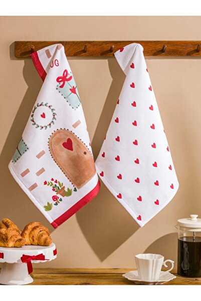 LC Waikiki LCW HOME Karışık Baskılı Kurulama Bezi 2'li 40x50 Cm