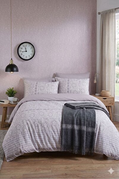 karanihome Floral Patterned Double Duvet Cover Set Bed Sheet Set