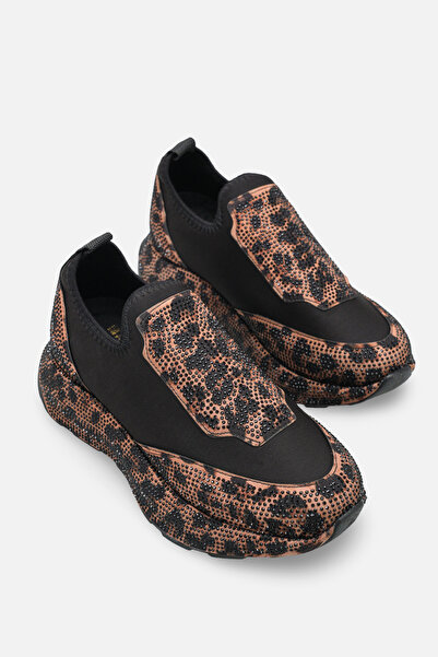 kajal ayakkabı LJN 0126 Αθλητικά παπούτσια casual με πέτρες