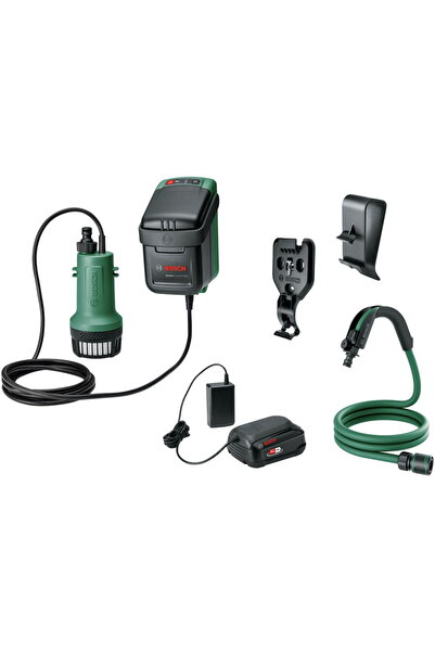 Bosch Pompa submersibila apa curata/de ploaie pe acumulator GardenPump, 18 V,...
