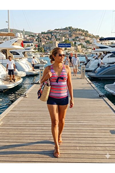 OUTLETSTORE Tankini takımı ŞORTLU