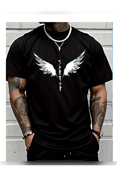 TİMİSİVA Μπλουζάκι Unisex oversized με τύπωμα με κοντό μανίκι και λαιμόκοψη, ...