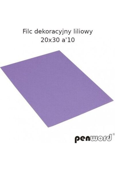 PENWORD Polsirhurt Fetru decorativ lila 20x30cm 10 bucăți