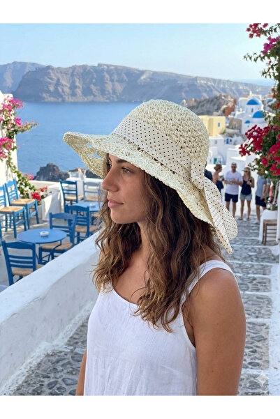 PIECE SIGNATURE 100% Χαρτί, Χειροποίητο, Ψάθινο Καπέλο για Γυναίκες (Μέγεθος ...