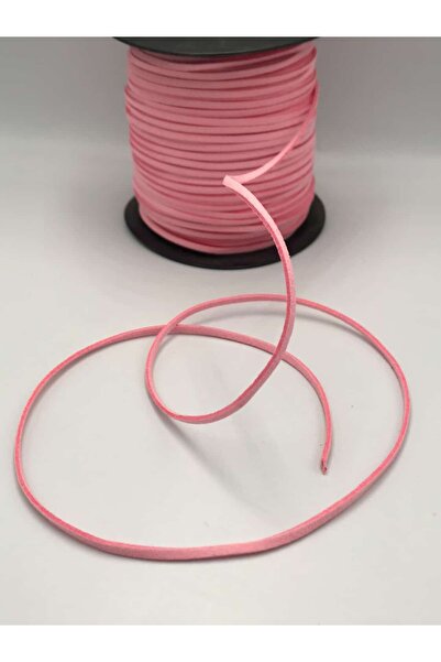 Zeyora Κορδόνι από δέρμα σουέτ μήκους 3 μέτρων, 3 χιλιοστά -, Κορδόνι για χάν...