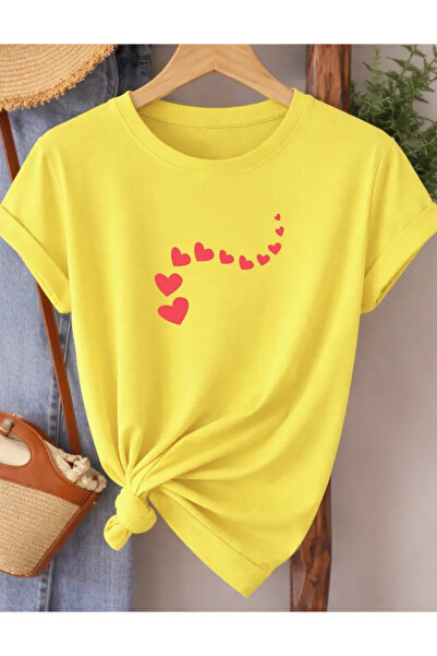 Pink Sky Oversize T-shirt 100% βαμβακερό Unisex Άνετη εφαρμογή Τάση Νέα Σεζόν