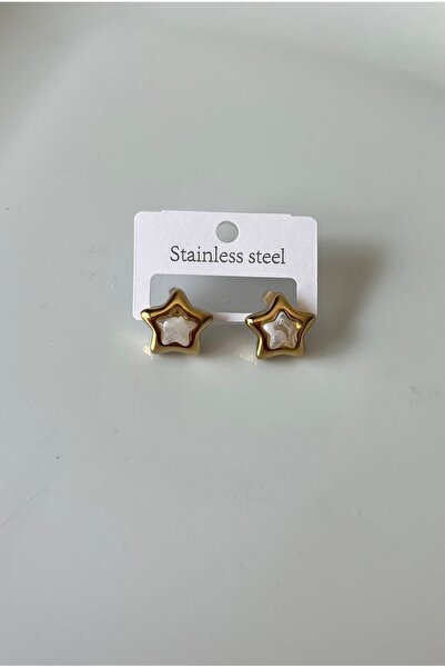goccias Çeik Taşlı Gold Color Earrings