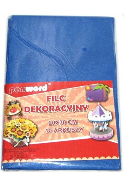 PENWORD Polsirhurt Decorative felt blue 20x30 10pcs.