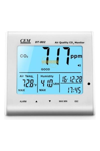 Empressco DT-802 Hava Kalitesi Ölçüm Cihazı - Karbondioksit Ölçer