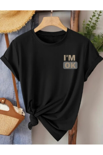 Frisson Oversize T-shirt 100% βαμβακερό Unisex Άνετη εφαρμογή Τάση Νέα Σεζόν