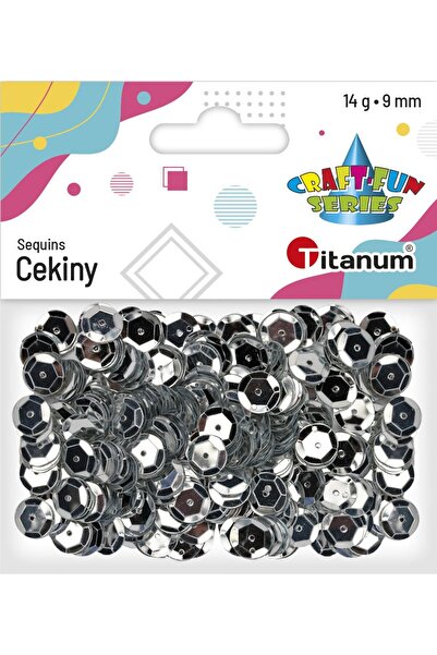 Titanum Paiete argintii metalice de 9mm, 14g