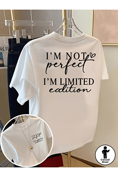 one button Δεν είμαι τέλειος, είμαι έκδοση περιορισμένης έκδοσης, τυπωμένο pr...