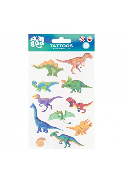 Sticker BOO Tatuaje cu dinozauri