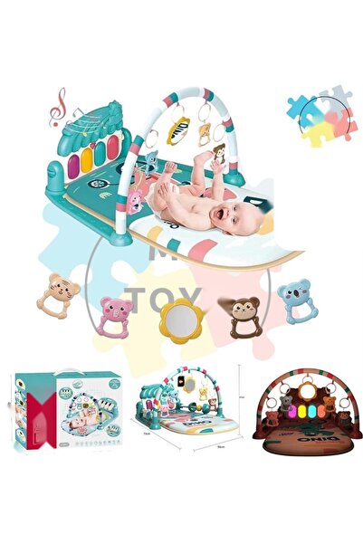 Trendbaby حصيرة لعب للأطفال مع قوس ألعاب – سرير ألعاب تفاعلي من Trend Baby & ...
