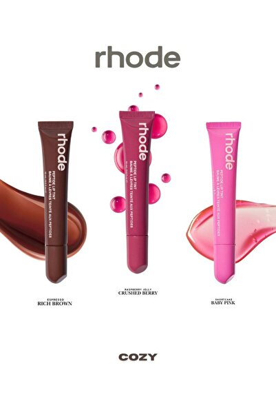 rhode Σετ Γκλος Χειλιών Εσπρέσο/Ζελέ Σμέουρο/Σορτ Κέικ