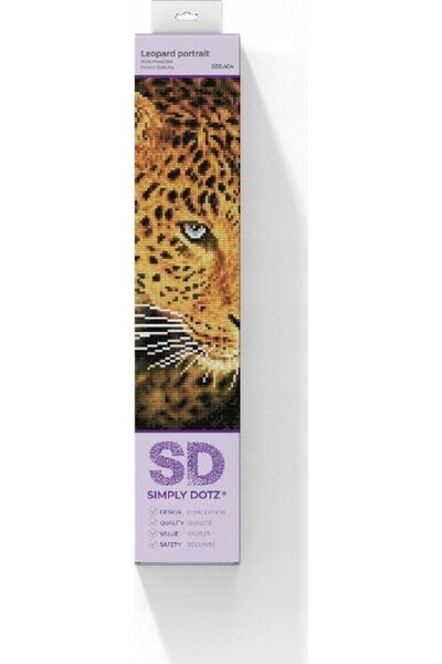 diamond dotz Broderie cu diamante Leopard 30x40cm SD5404