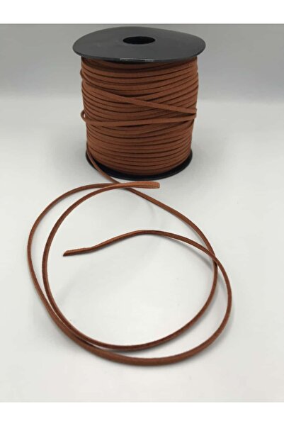 Zeyora Κορδόνι από δέρμα σουέτ 5 μέτρων, 3 χιλιοστά -, Κορδόνι για χάντρες πρ...