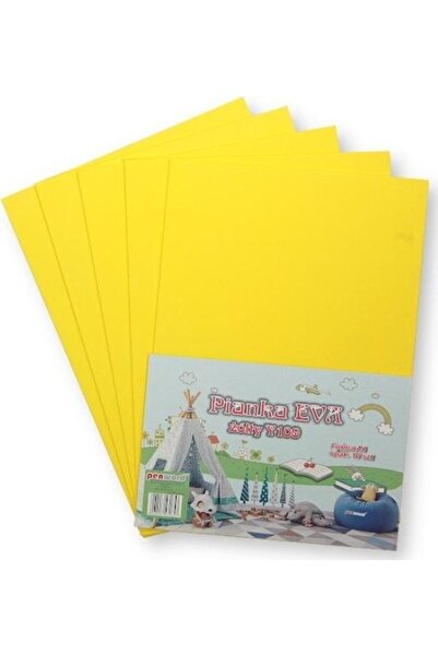 PENWORD Spumă standard galbenă 20x30 5 bucăți