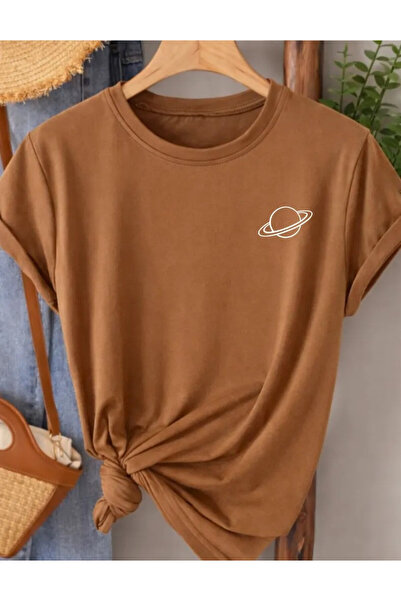 Nebulaa Tekstil Oversize T-shirt 100% βαμβακερό Unisex Άνετη εφαρμογή Τάση Νέ...