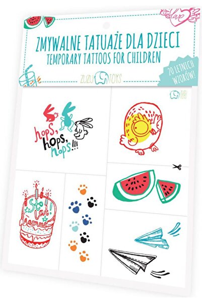 Zuzu Toys Tatuaje lavabile pentru copii - Modele de vară