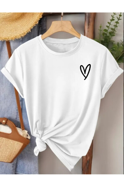 Frisson Oversize T-shirt 100% βαμβακερό Unisex Άνετη εφαρμογή Τάση Νέα Σεζόν