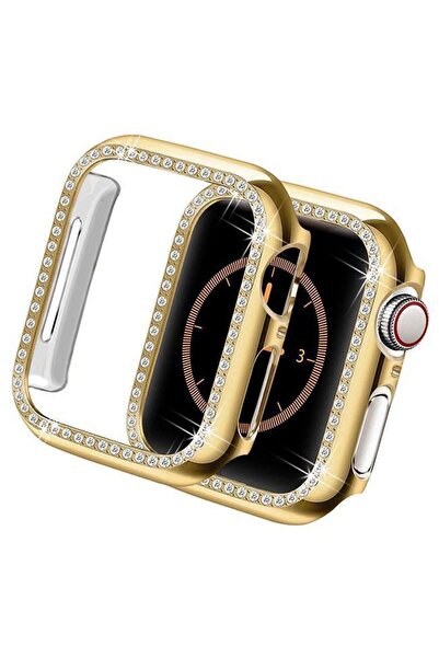 Orso Θήκη Hard Diamonds Gold Apple Watch 42mm Series 10 (2024)