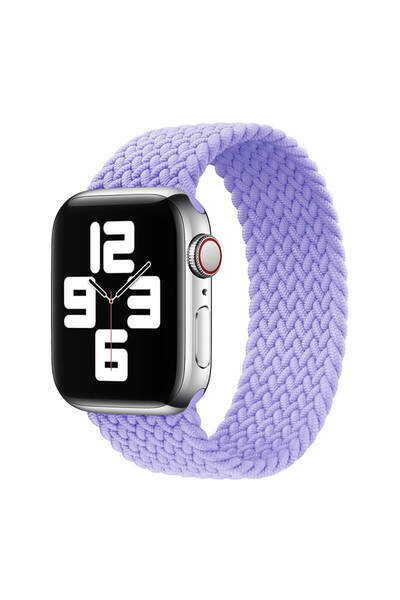 OEM Hera Braided Violet Λουράκι για Apple Watch 44/45/46/49mm (Size: XS)
