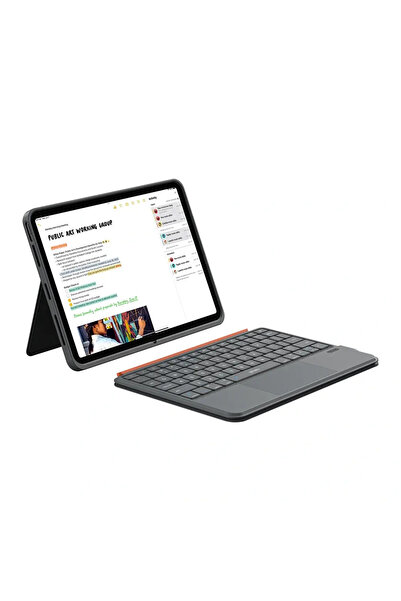 WIWU Θήκη 3in1 Combo Keyboard Grey iPad Air 4/5/11