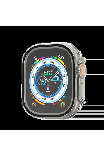 SwitchEasy Hybrid Series 2in1 Glass Case Clear Apple Watch 49mm