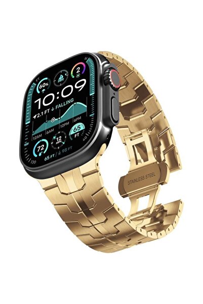 Orso OrsoBand Metal TitanForce Bracelet Gold Apple Watch 44/45/46/49mm