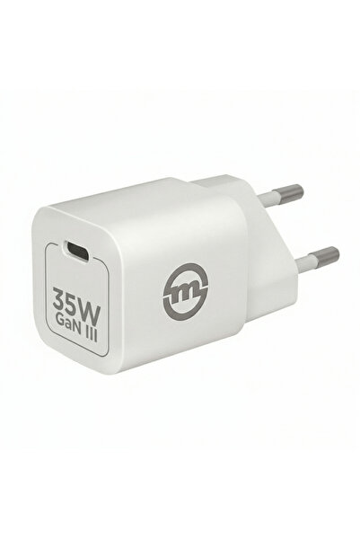 Mobile Origin 35W PD USB-C GaN III Υπερταχυφορτιστής Λευκός