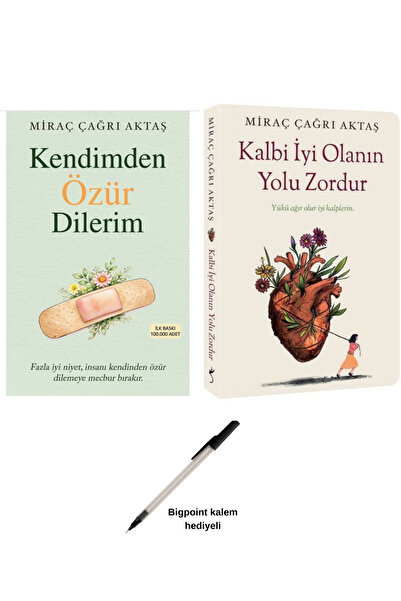 İndigo Kitap Kendimden Özür Dilerim / Kalbi iyi olanın yolu zordur Miraç Çağr...