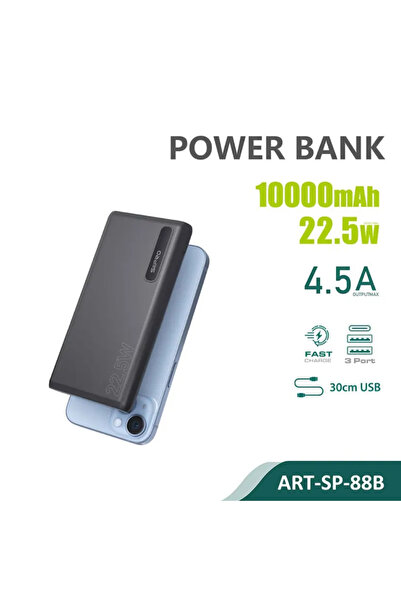 SiPro Siipro Slim PowerBank 10000mAh 22.5W Black (SP-88B)
