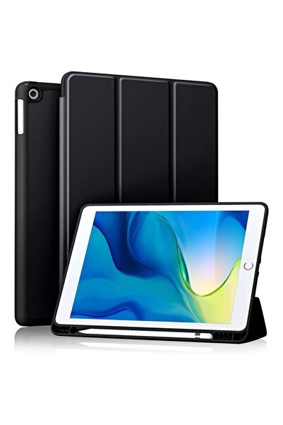 Orso Soft TPU Flexible Pencil Holder Case Black iPad 10,2 2019/2020/2021