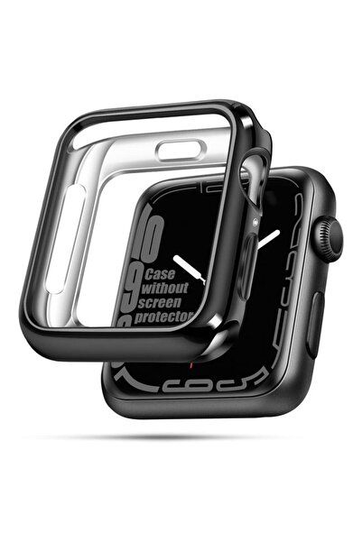 Orso Θήκη Ultra Thin Silicone Black Apple Watch 45mm