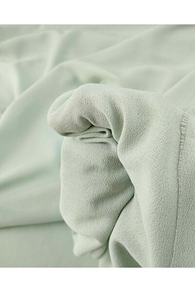 Kumaş Parça Ύφασμα κρεπ σε πράσινο χρώμα μέντας 140x250εκ.