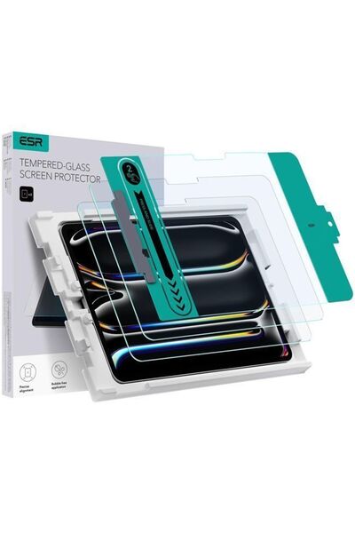 ESR (2-Pack) Premium Quality Tempered Glass iPad Pro 11 2024 (With Easy Insta...