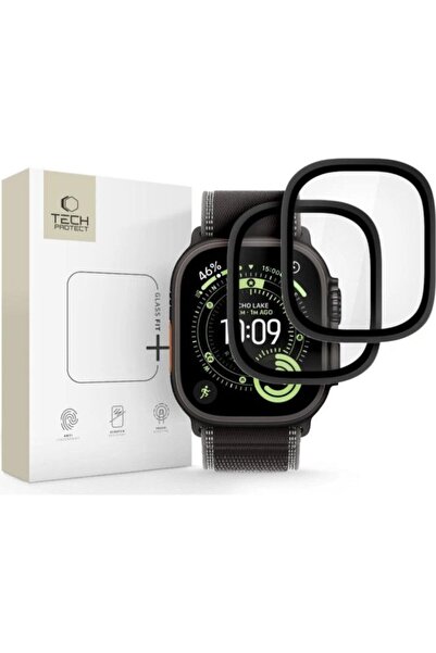 Tech-Protect (Σετ 2 τεμαχίων) Μαύρο Σκληρυμένο Γυαλί Πλήρους Κάλυψης με Δακτύ...