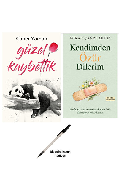 İndigo Kitap Kendimden Özür Dilerim Miraç Çağrı Aktaş / Güzel Kaybettik Caner...