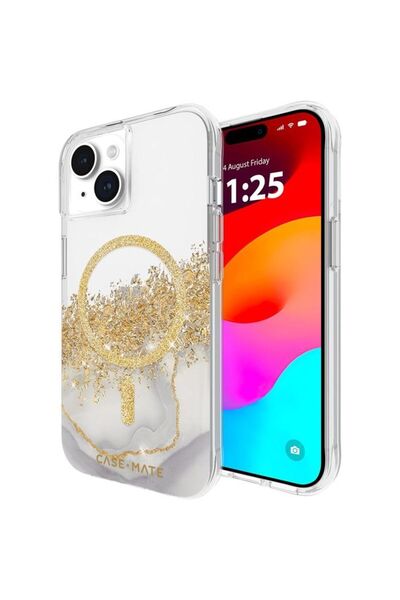 Case-Mate Θήκη Karat Clear Gold Magsafe iPhone 15/14/13