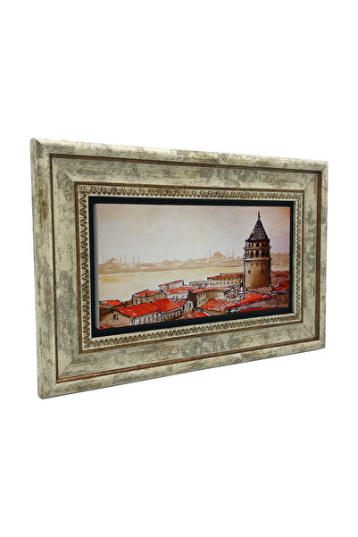 Sadrazam Εκτύπωση σε πέτρα με σχέδιο Πύργου Γαλατά 20X30DRT-3