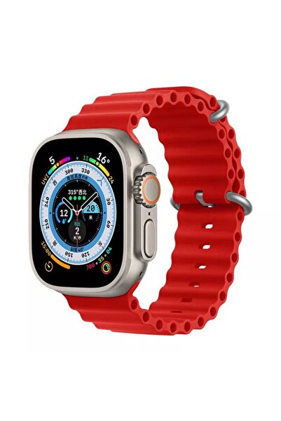 Orso Deluxe Sport Silicone Red Λουράκι Apple Watch 44/45/46/49mm