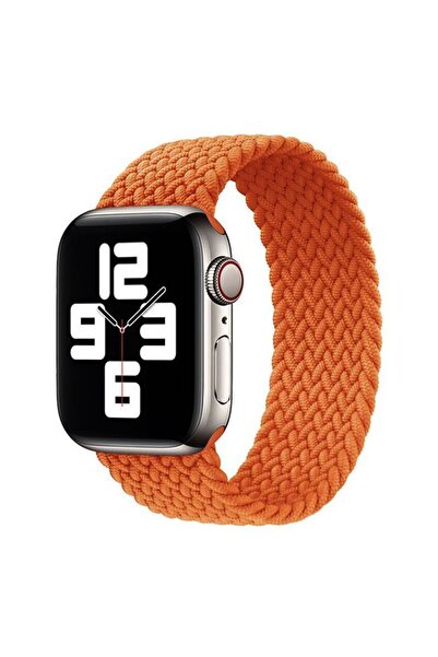 Orso Hera Braided Orange Λουράκι για Apple Watch 44/45/46/49mm (Size: M)