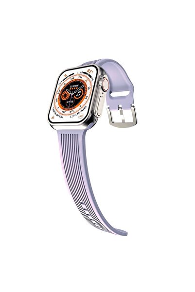 Orso Ribbed Silicone Lavender Λουράκι Apple Watch 44/45/46/49mm