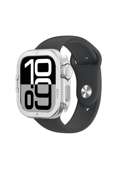 Amazingthing Θήκη Titan Pro ArmorFit Silver Apple Watch 46mm