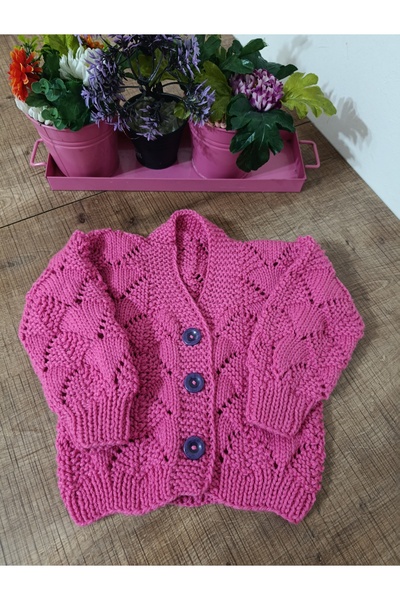 EL ÖRGÜSÜ CİCİ BEBE HAND KNITTED KIDS CARDIGAN