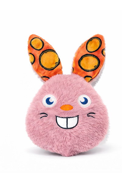 Havhav Pink Easter Bunny Plush Dog Toy - Dog Playmate